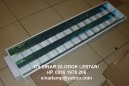 Kap Lampu RM 2 x 36W Stainless model TBS Kap Lampu RM 2 x 36W Stainless model TBS